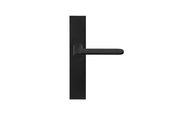Deurkruk Zwart Bertram Beerbaum Tense op blind deurschild BB102P236SFC